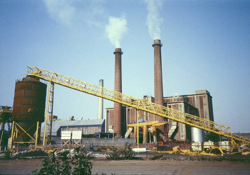 surveillance de température par camera infrarouge dans une usine  de traitement de déchets