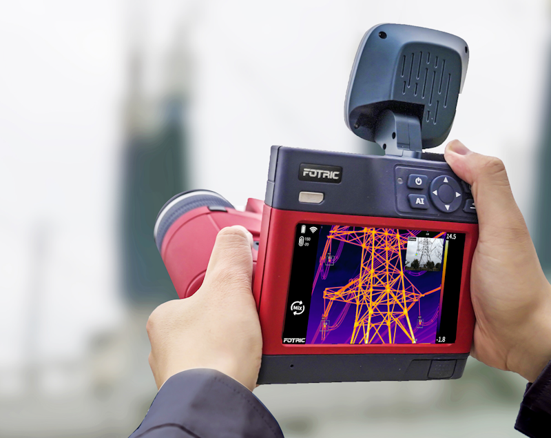 La caméra AcouTherm P7 MiX, c'est une caméra thermique haute performance et une caméra acoustique ultra sensible