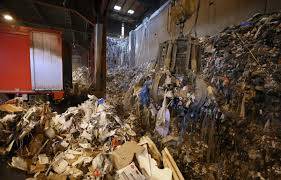 Surveillance thermique de zone  de stockage de déchet dans une usine de recyclage de dechets