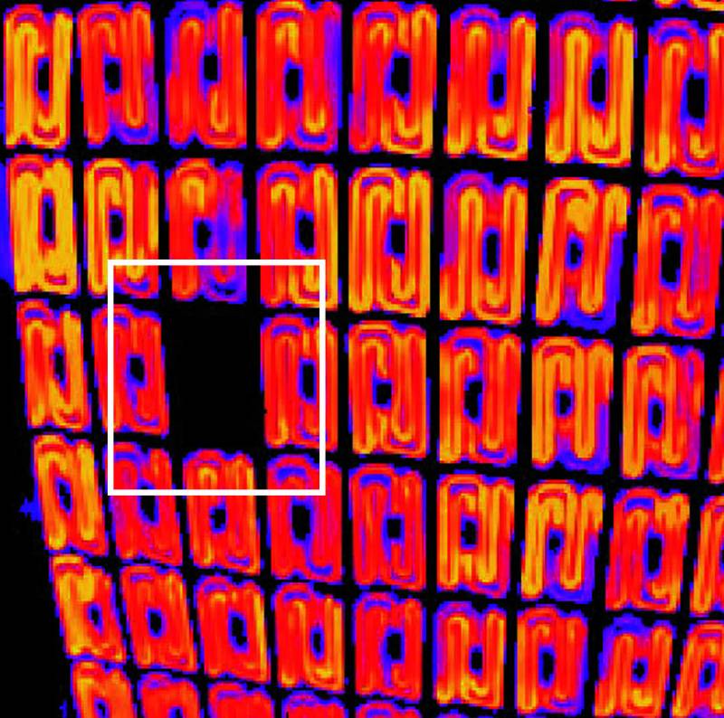 Camera thermique pour  mesure de température à distance par infrarouge