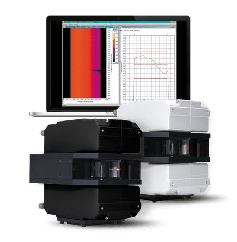 Scanner thermique CS210 en surveillance continue des viroles de four tournant industriel