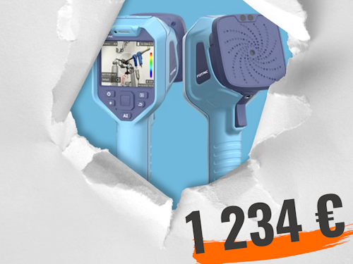 Caméra acoustique TD2 pour localisez fuites, vibrations et bruits anormaux dès 1234 € HT